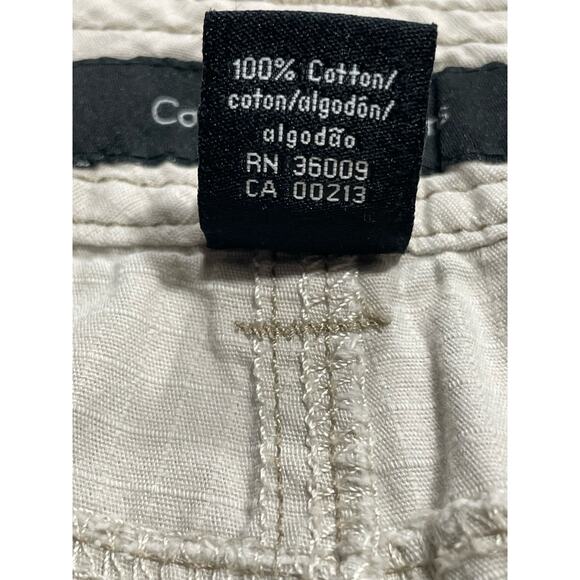 Calvin Klein Jeans Khakis Cropped Womens sz 8 100% Cotton Ripstop Fabric Casual - Picture 9 of 12